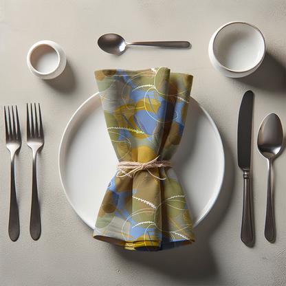 Coconuts Napkin in Sky Blue