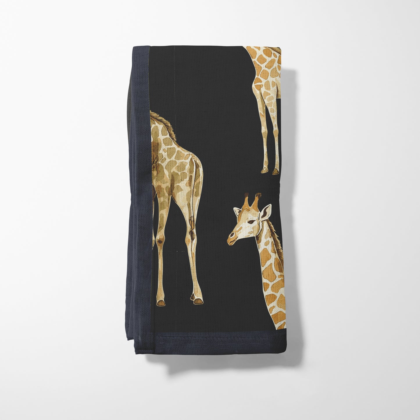 Napkin - Giraffes in black