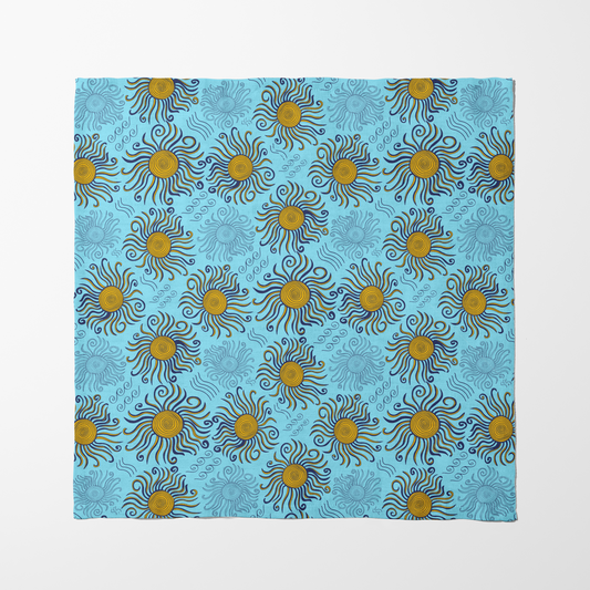 Sunny Summer Napkin in Blue