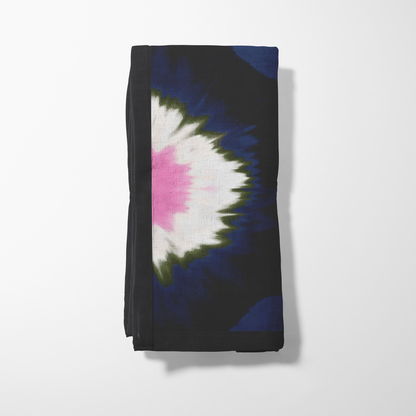 Ink Tie Dye Napkin in Soft-Structured Linen