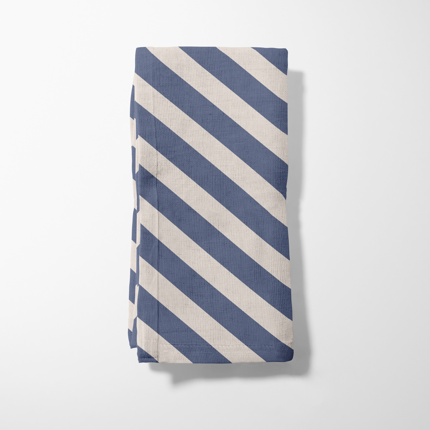 ONE Diagonal Stripe Napkin - Boat in Organic Cotton Voile