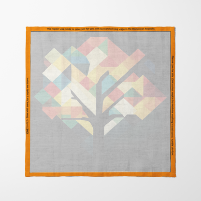 Geometric Tree Napkin