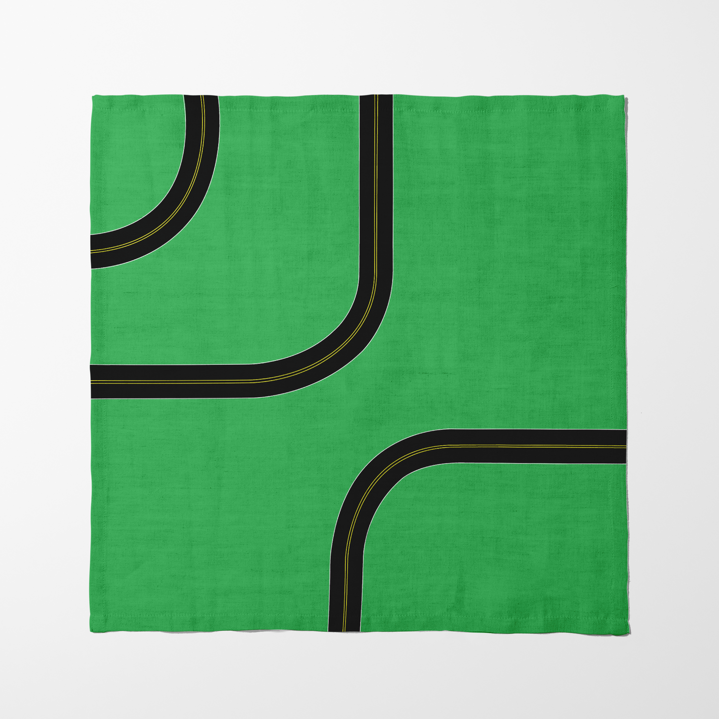 Bendy Roads Napkin - Organic Cotton Voile