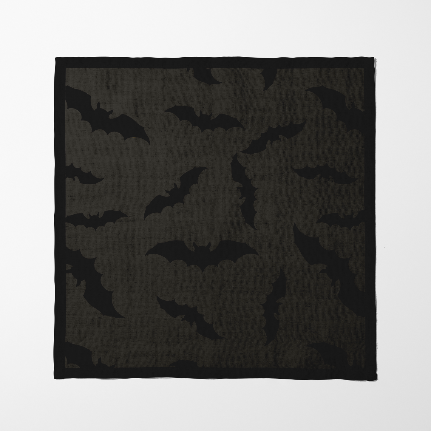 Bats in Gravestone Napkin in Lightweight Linen