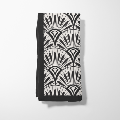 Ecru Art Deco Napkin