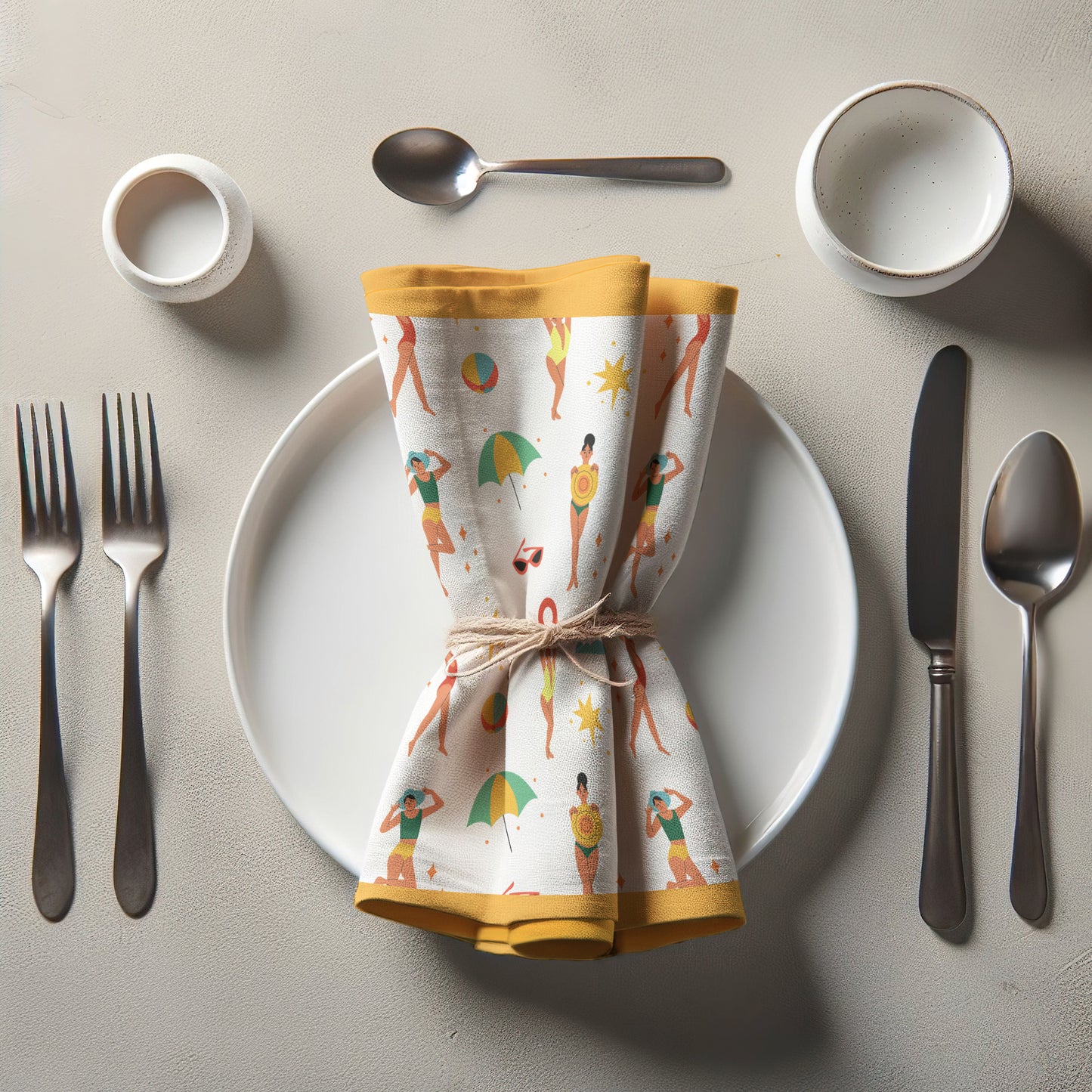 Beach Party Napkin in Sand