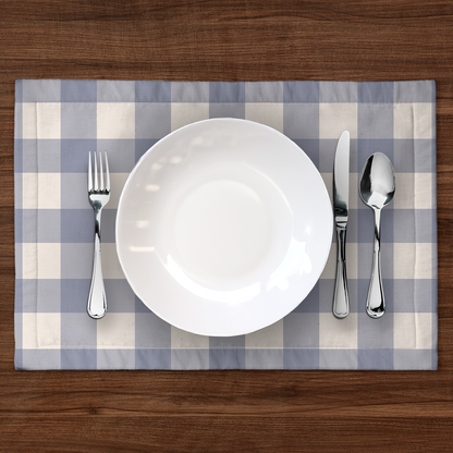 ONE Large Gingham Placemat