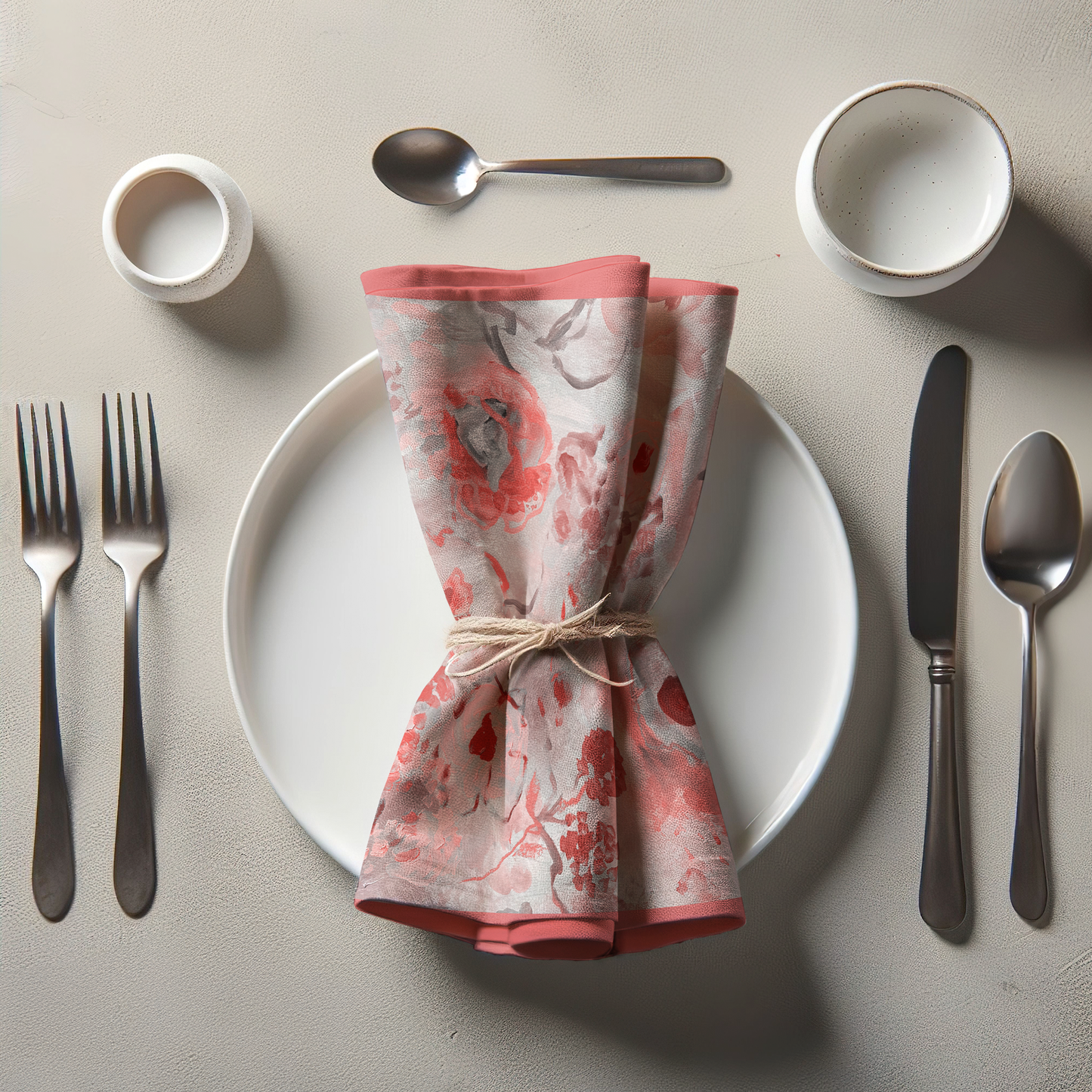 Wildflowers Peach Napkin