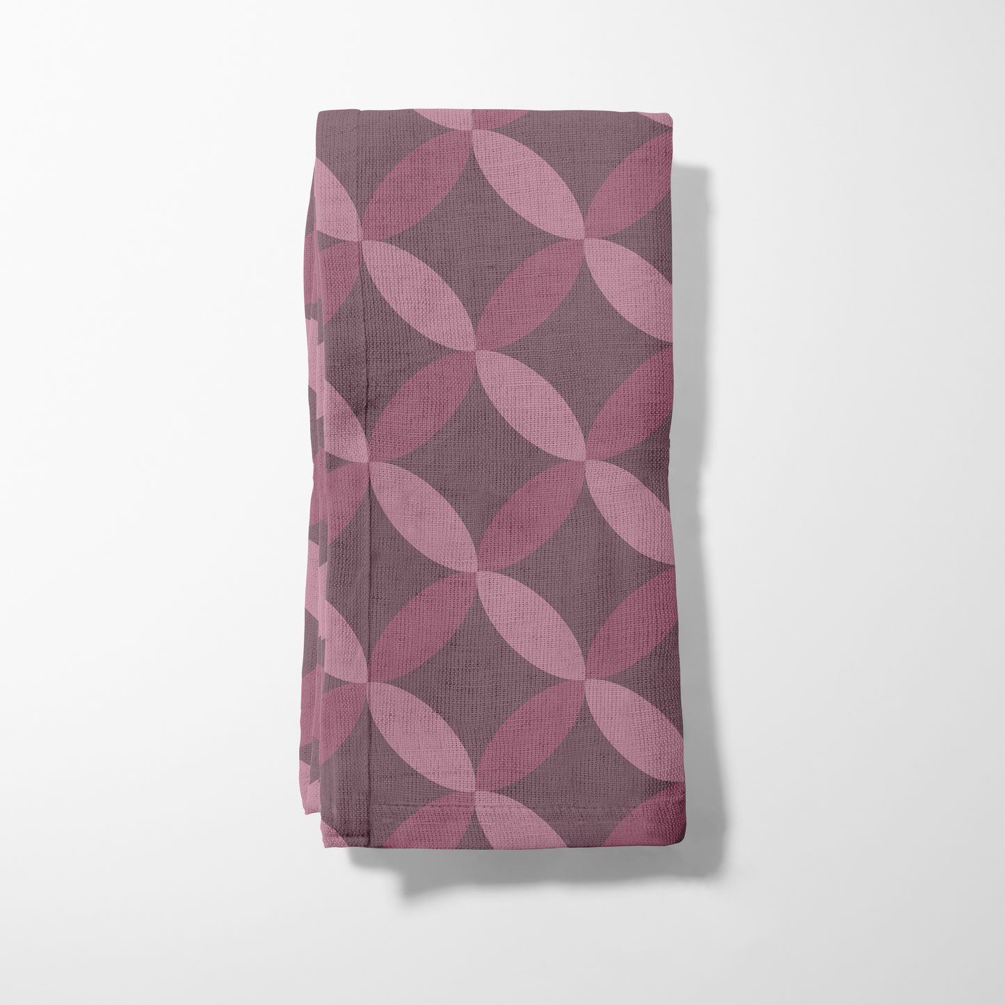 Intertwine Napkin - Muted Pink in Lightweight Linen