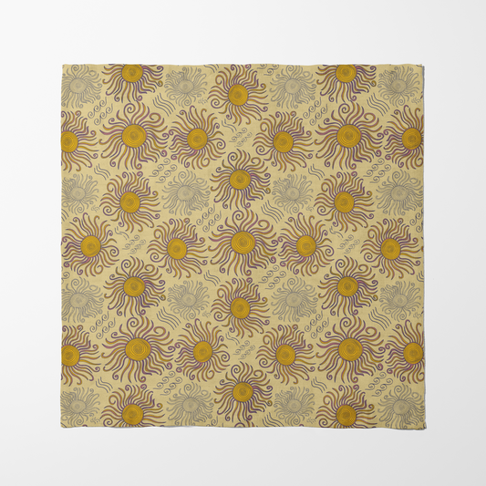 Sunny Summer Napkin in Light Yellow