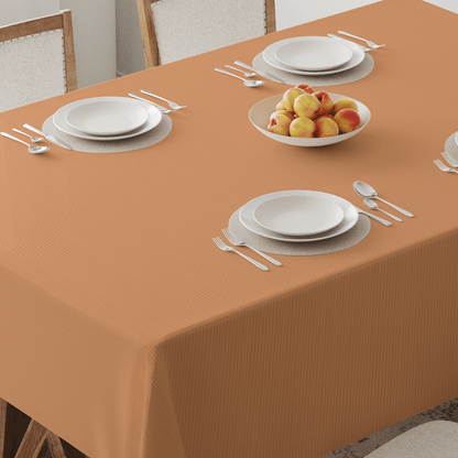 ONE Classic Tablecloth in Burnt Butter - Mid Cotton Twill