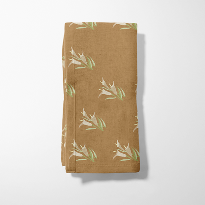 Echoes of Calla in Brown Napkin