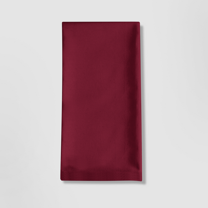 ONE Solid Tea Towel in Deep Red - Mid Cotton Twill