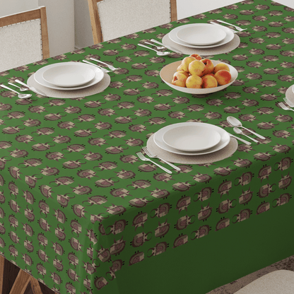 Krampus Tablecloth in Green