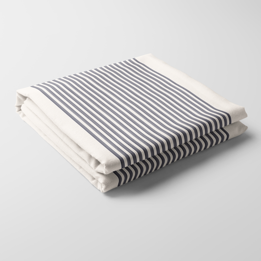 Retro Stripe Tablecloth - Linen