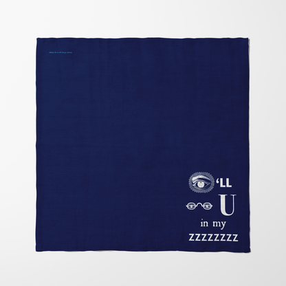 I'll See You in My Dreams Napkin in Lightweight Linen