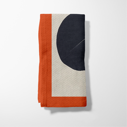 Plumeria Napkin in Persimmon