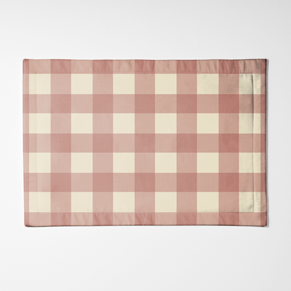 ONE Large Gingham Placemat