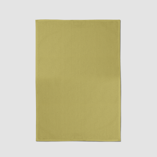 ONE Classic Tea Towel in Moss - Mid Cotton Twill