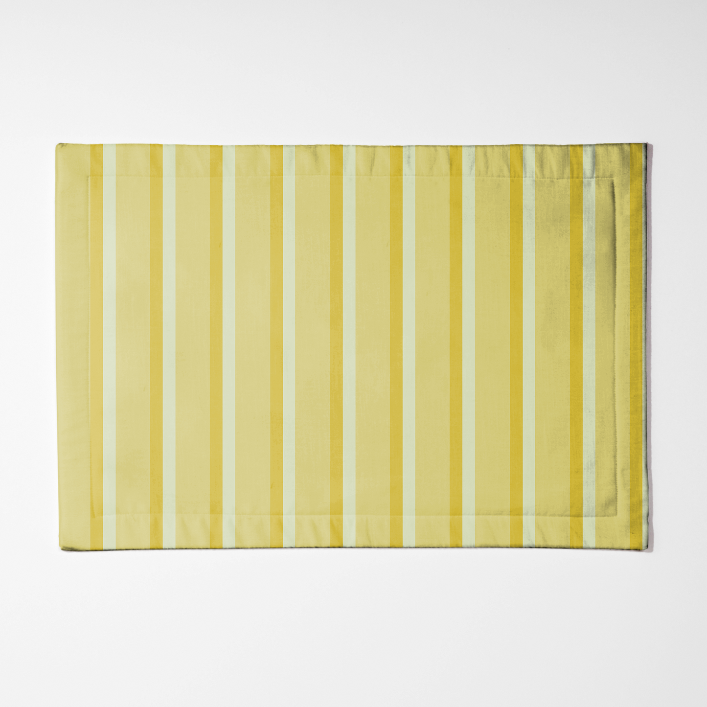 Tropical & Stripes Sunny Yellow Placemats | Set of 4