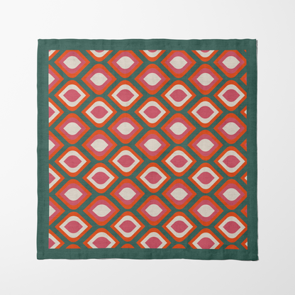 Mod Eye Candy Napkin in Emerald Green