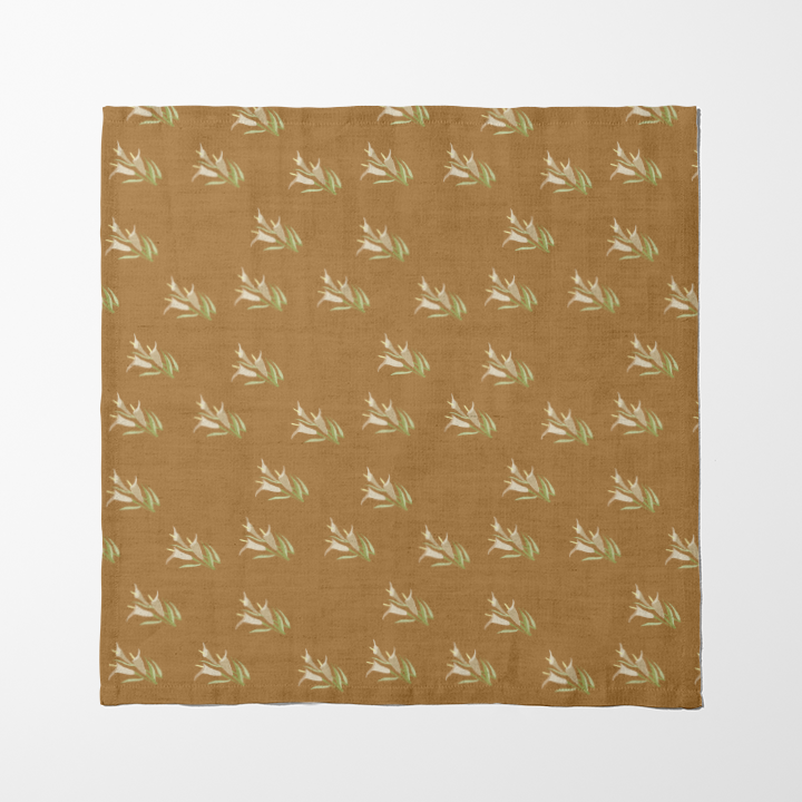 Echoes of Calla in Brown Napkin