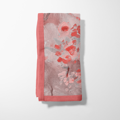 Wildflowers Peach Napkin
