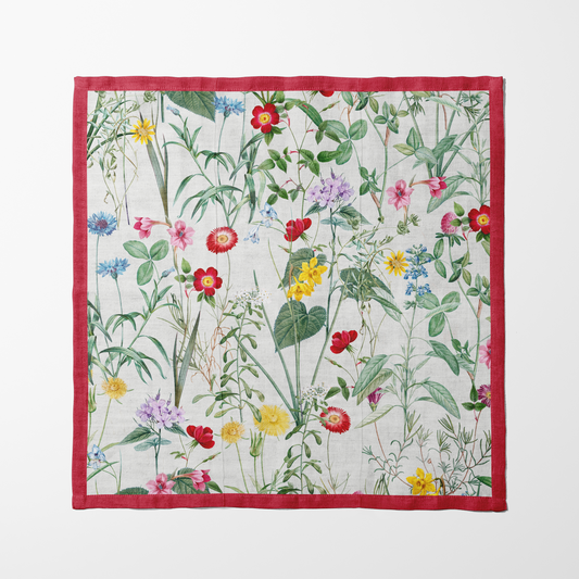 Napkin - Wild in White