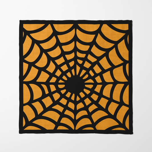 Spiderweb Napkin in Squash