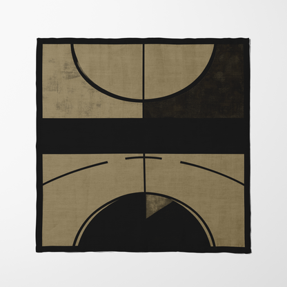 Old Gold and Black Napkin