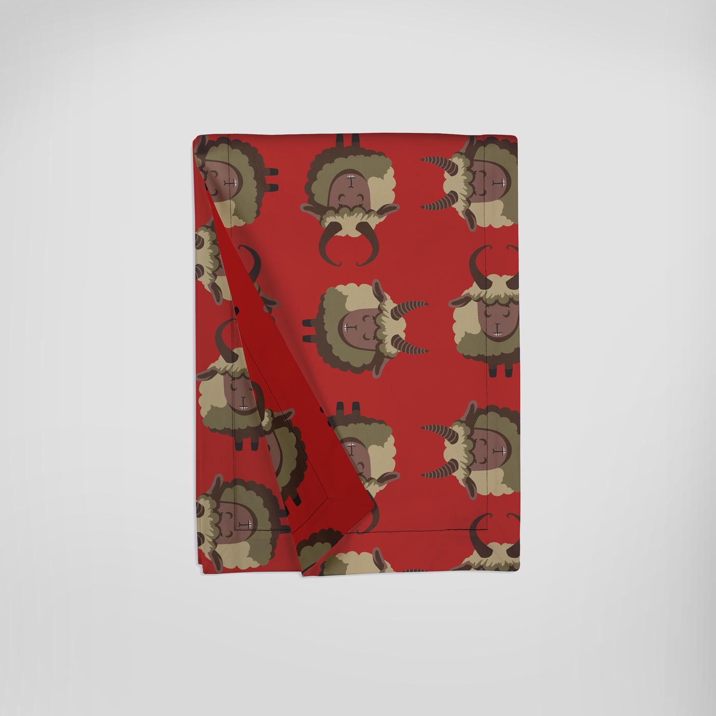 Krampus Table Runner in Red