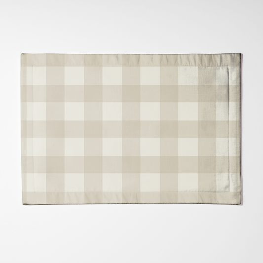 ONE Large Gingham Placemat