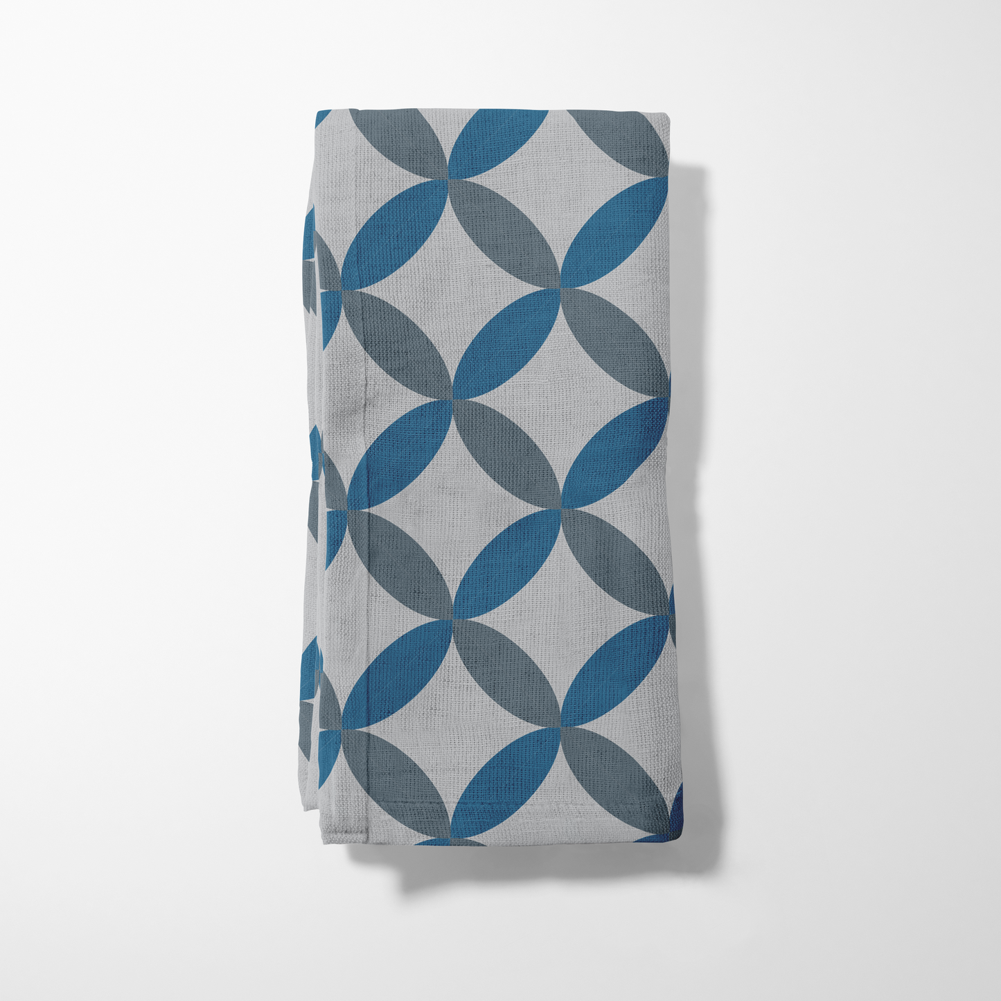 Intertwine - Blue in Organic Cotton Voile