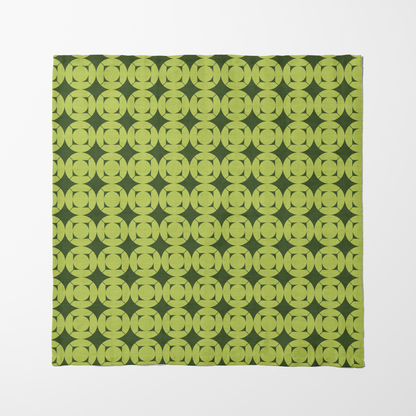 Picnic in the woods Napkin - Lime Green in Organic Cotton Voile