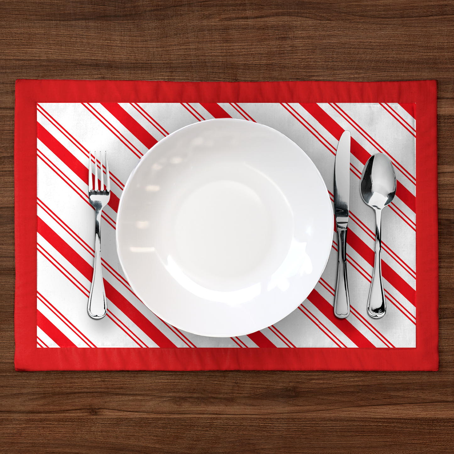 Candy Cane Stripes Placemat