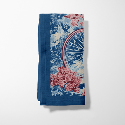 Bicycle Botanicals Napkin in Spring