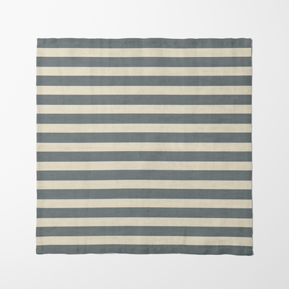 ONE Medium Stripes - Stone in Lightweight Linen