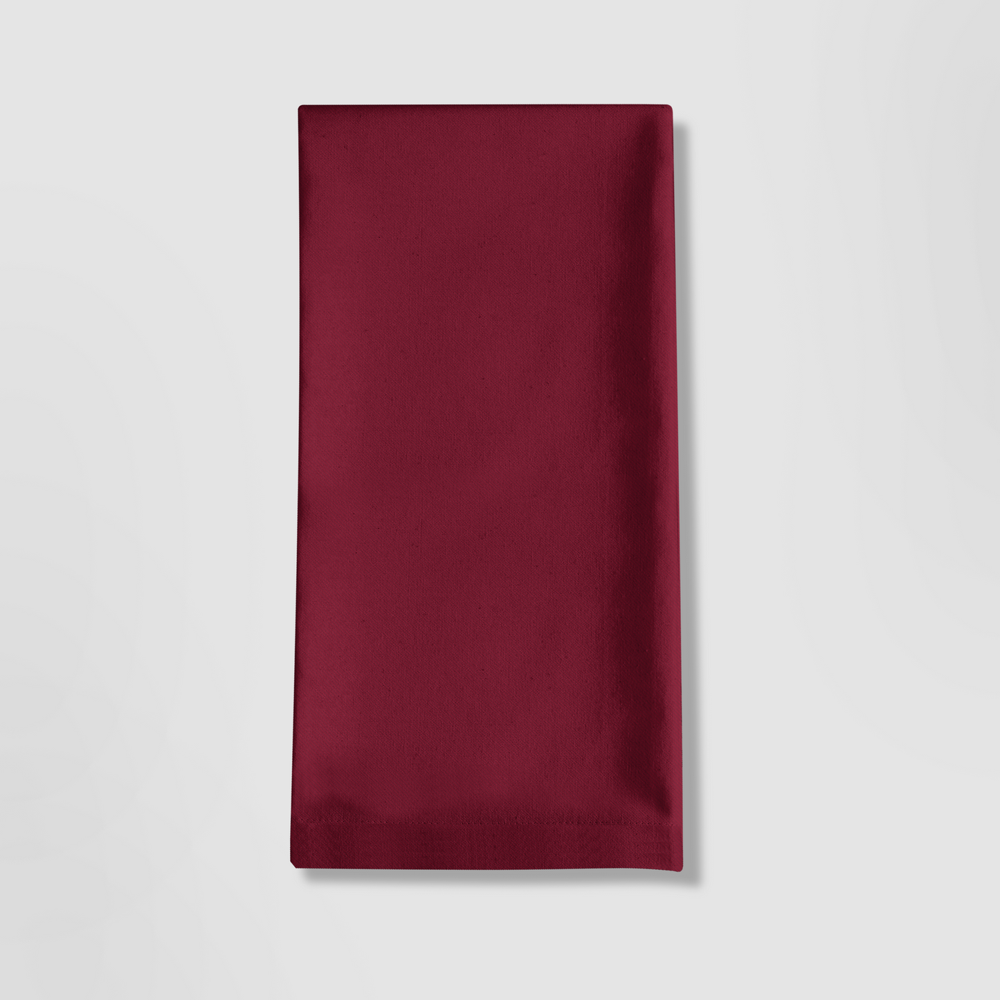 ONE Solid Tea Towel in Deep Red