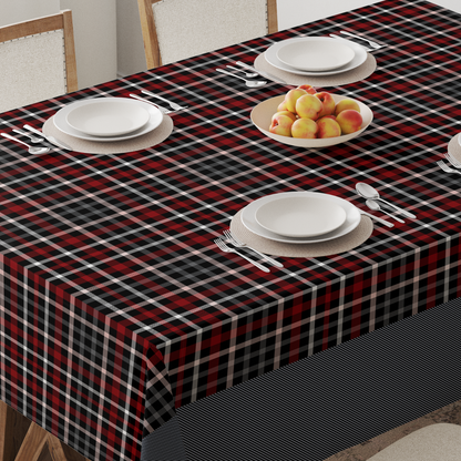 Violator Plaid Tablecloth - Lightweight Linen