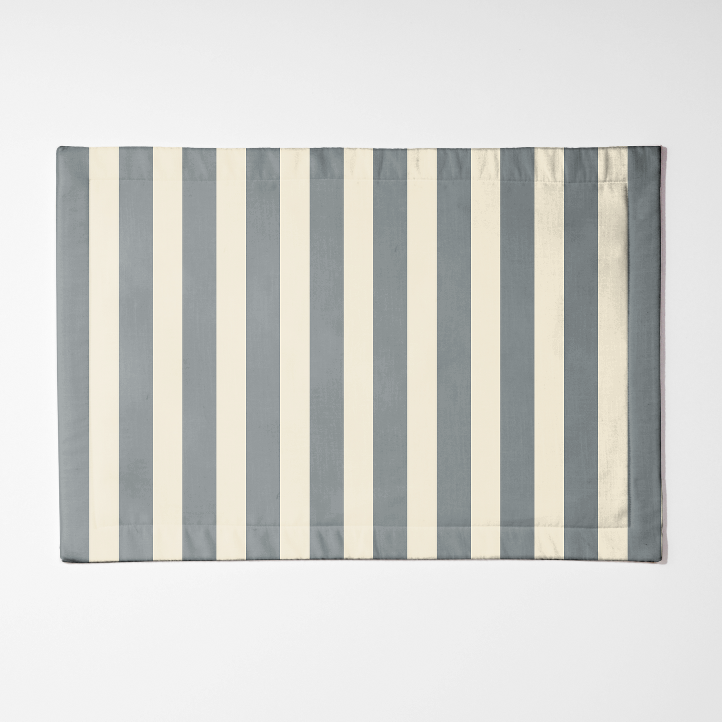 ONE Medium Stripes Placemat - Stone in Mid Cotton Twill