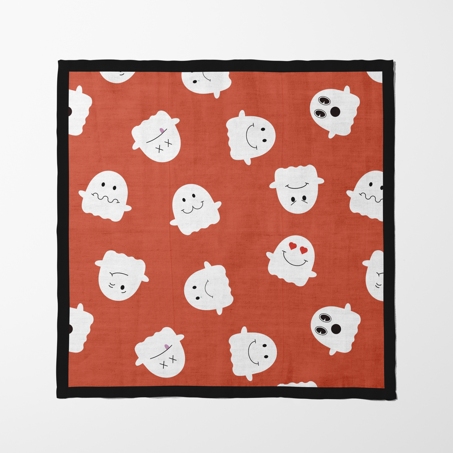 Friendly Ghosts in Spice Napkin in Lightweight Linen