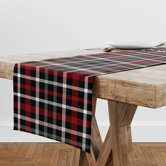 Violator Plaid Runner - Lightweight Linen