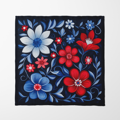 Red, White & Bloom Floral Napkin