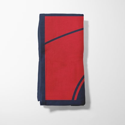 Rebel Red and Oxford Blue Napkin