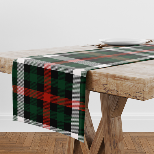 Ceremony Plaid Runner - Lightweight Linen