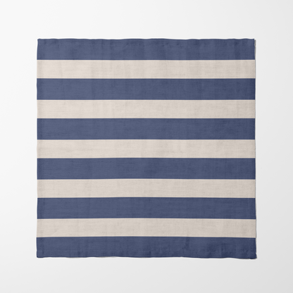 ONE Large Stripes Napkin - Boat in Organic Cotton Voile