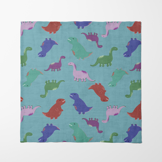 Dino Party Napkin - Organic Cotton Voile