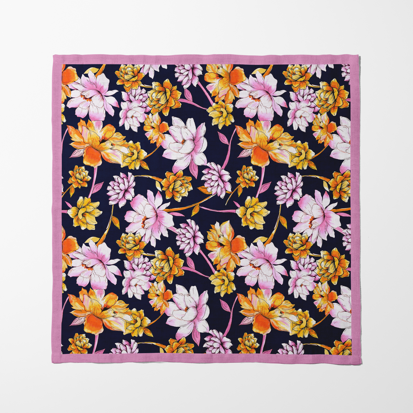 Midnight Onasis Floral Napkin