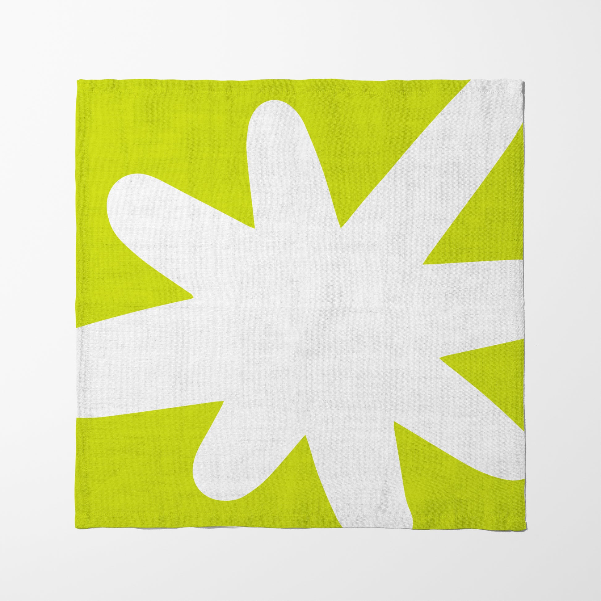 Astérisko in Lime Yellow Napkin