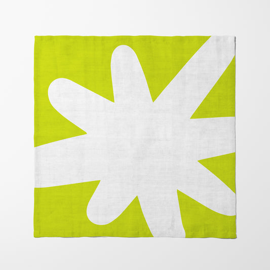 Astérisko in Lime Yellow Napkin